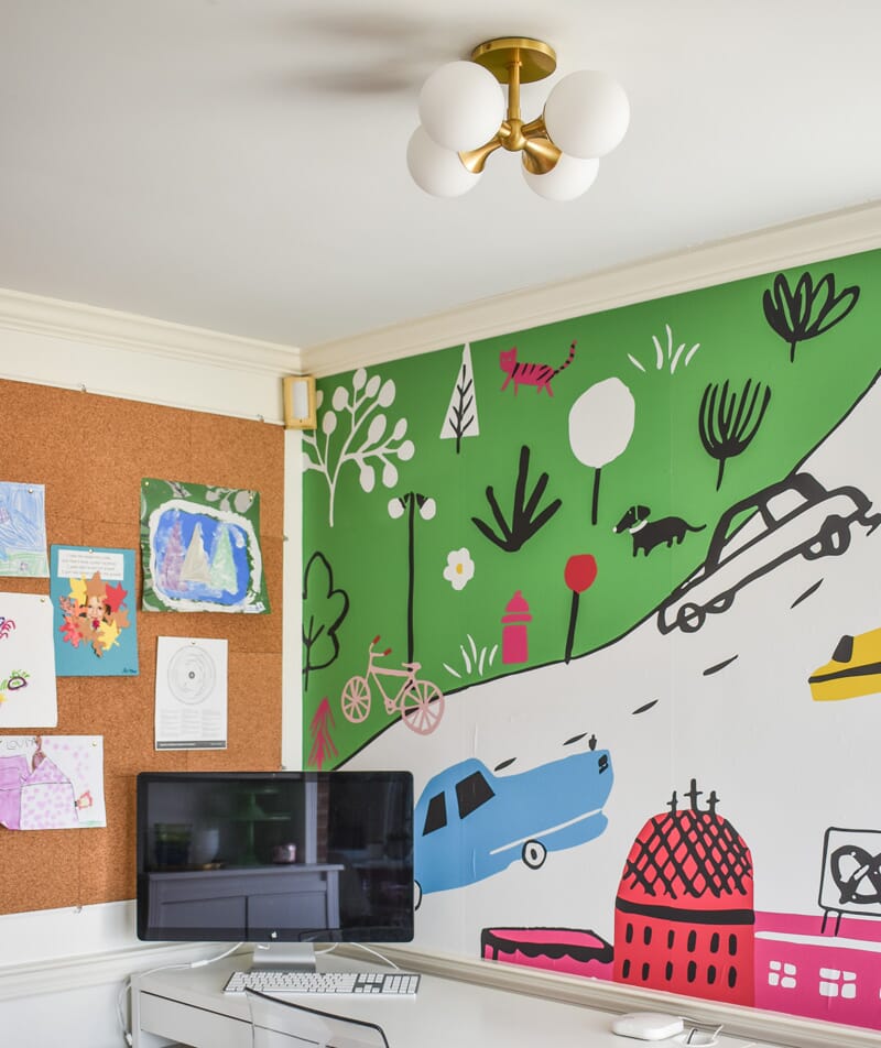 Stylish lighting ideas for kids' rooms. Photo credit: Charlotte Smith of At Charlotte's House. - LightsOnline Blog