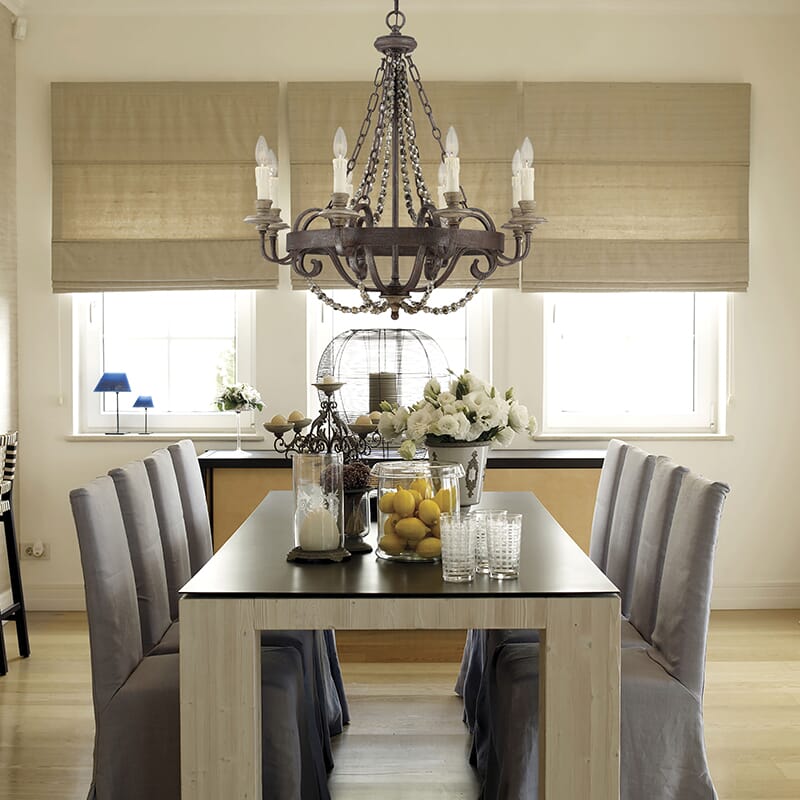 French country chandeliers - Savoy House Mallory - LightsOnline Blog