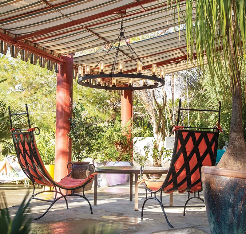Outdoor chandeliers - Unique outdoor lighting trends - LightsOnline Blog
