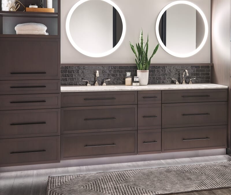 Home Updates for Seniors - Lighted mirrors and toe kick lighting provide better bathroom illumination - LightsOnline Blog
