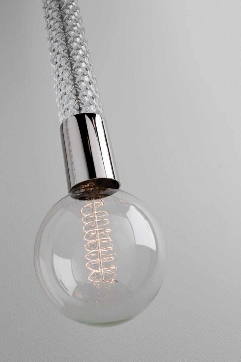 The Mitzi Pippin pendant showcases bare bulb style - From Bold to Brass: Lighting Trends for Spring - LightsOnline Blog
