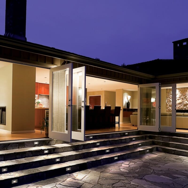 Step lights - 4 Creative Lighting Styles to Welcome Warmer Weather - LightsOnline Blog