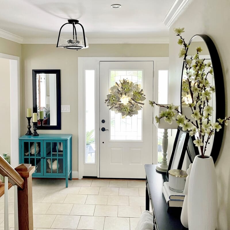 Guest Bedroom Refresh and Entryway Makeover with TheFaraFix - LightsOnline Blog