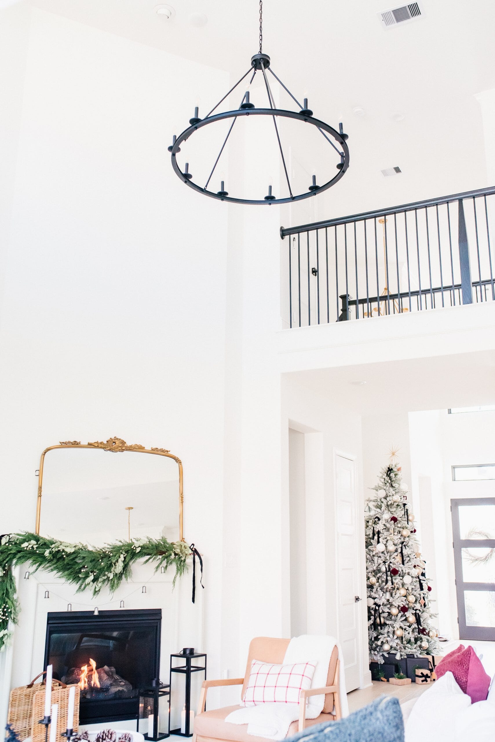 Light your living room well before hosting holiday gatherings.