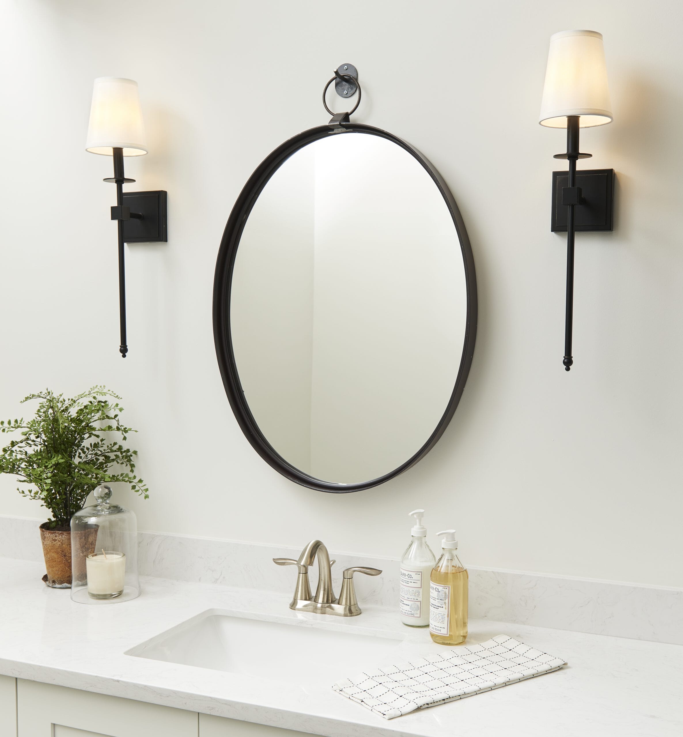 Give your guest bathroom the lighting it needs.