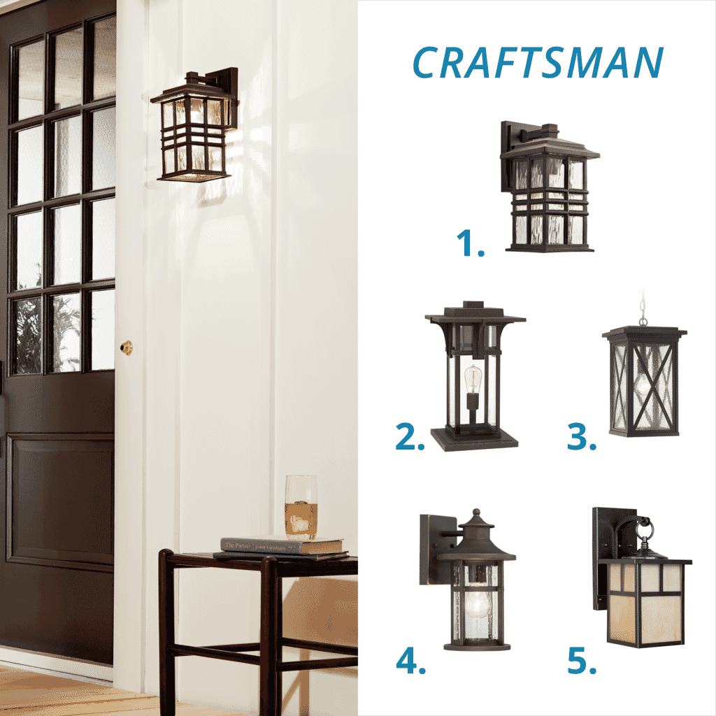 Craftsman style outdoor lights - 5 Outdoor Lighting Styles and Ideas - Lights Online Blog