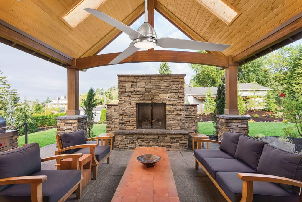 This is Why You Should Install a Ceiling Fan Outside - Lights Online Blog