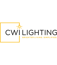  CWI Lighting brand logo, minimalist style