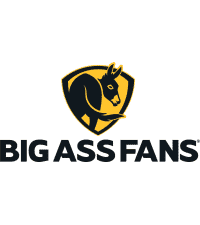 Big Ass Fans brand logo, powerful design