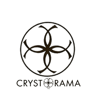 Crystorama brand logo, modern and cool style