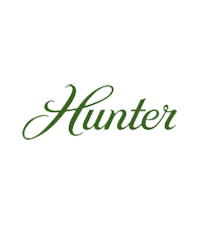 Hunter Fans brand logo, a text-only style