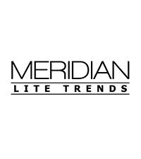 Meridian Lighting brand logo, text-only design