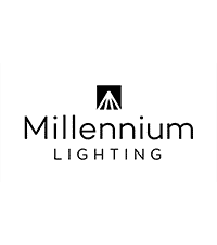 Millennium brand logo, simple and minimalist