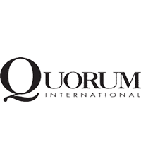 Quorum International brand image logo, text-only design