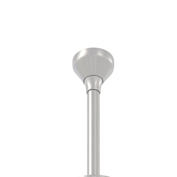 Big Ass Fans I6 12" Ceiling Fan Downrod in Brushed Silver Big Ass Fans I6 12" Ceiling Fan Downrod in Brushed Silver