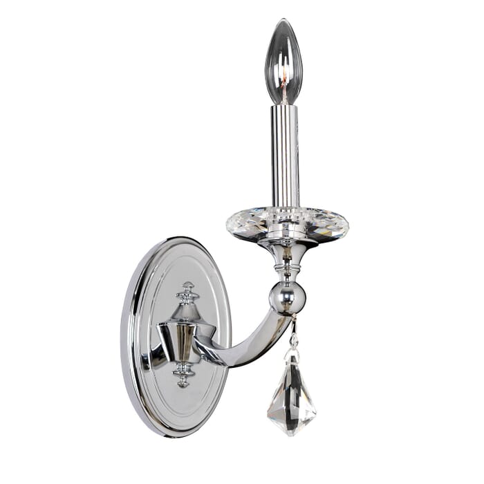 Allegri Floridia 11" Wall Sconce in Chrome Allegri Floridia 11" Wall Sconce in Chrome