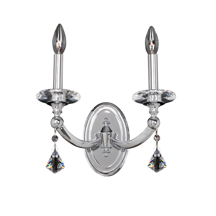 Allegri Floridia 2-Light 11" Wall Sconce in Chrome Allegri Floridia 2-Light 11" Wall Sconce in Chrome