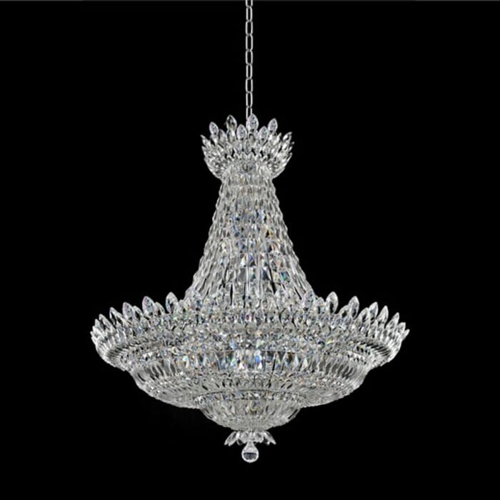 Allegri Belluno 32-Light Pendant Light in Chrome Allegri Belluno 32-Light Pendant Light in Chrome