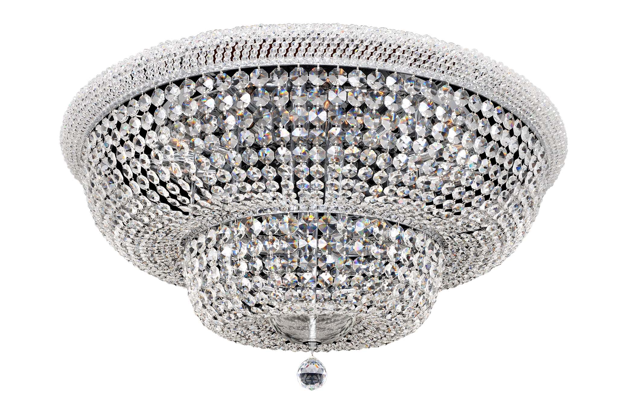 Napoli 18-Light Ceiling Light In Chrome-image