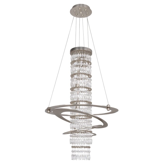 Allegri Giovanni 3-Light Pendant Light in Brushed Nickel Allegri Giovanni 3-Light Pendant Light in Brushed Nickel