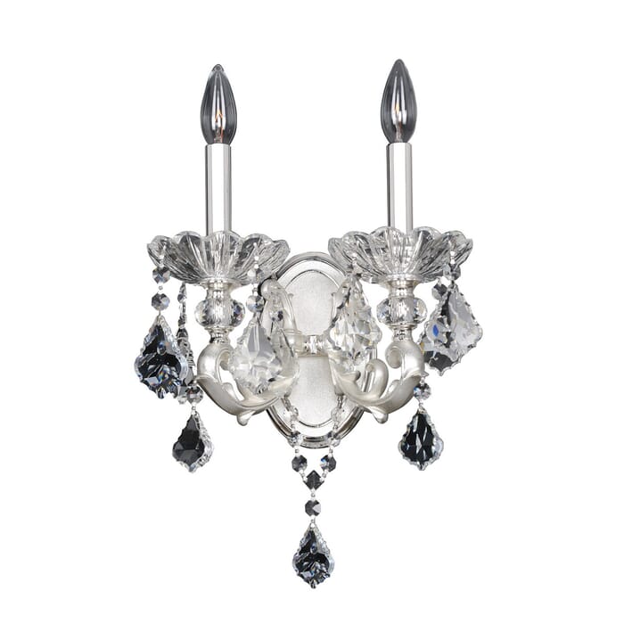 Allegri Praetorius 2-Light Wall Sconce in French Gold w/ Swarovski Elements Allegri Praetorius 2-Light Wall Sconce in French Gold w/ Swarovski Elements