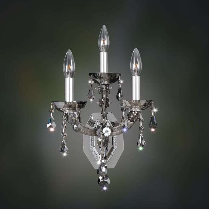 Allegri Brahms 3-Light 17" Wall Sconce in Chrome Allegri Brahms 3-Light 17" Wall Sconce in Chrome