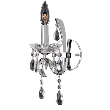 Allegri Catalani 13" Wall Sconce in Chrome