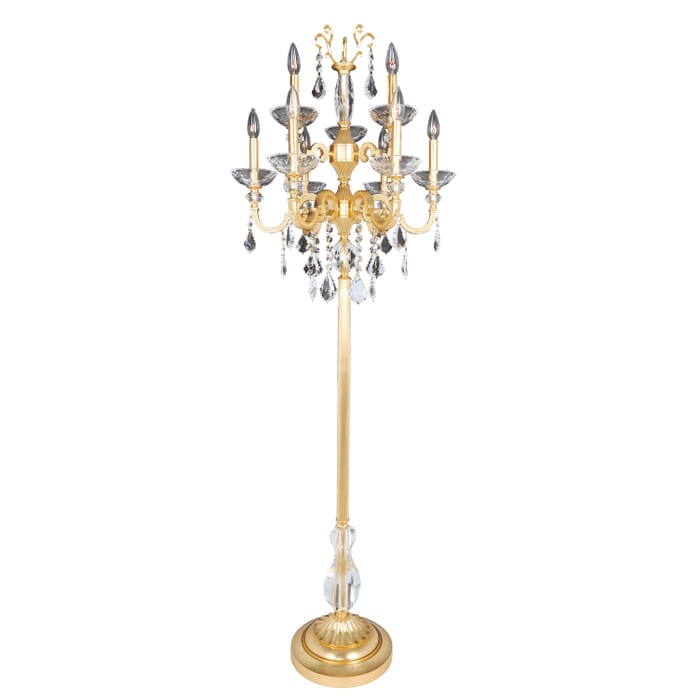 Allegri Barret 9-Light 65" Floor Lamp in French Gold - 24K Allegri Barret 9-Light 65" Floor Lamp in French Gold - 24K