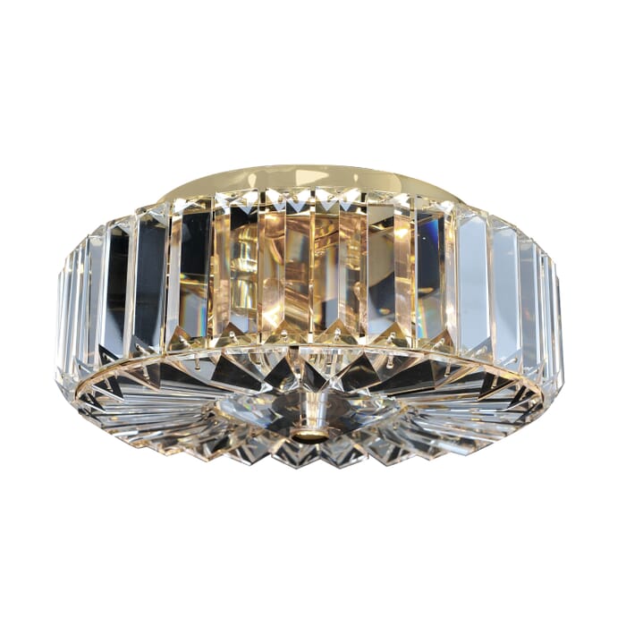 Allegri Julien 2-Light 10" Ceiling Light in 18K Gold Allegri Julien 2-Light 10" Ceiling Light in 18K Gold