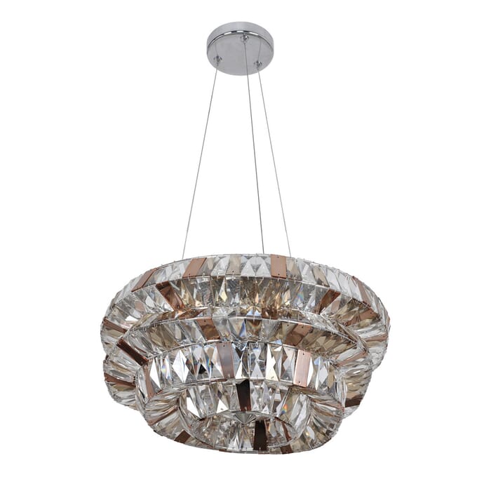 Allegri Gehry 6-Light Pendant Light in Chrome Allegri Gehry 6-Light Pendant Light in Chrome
