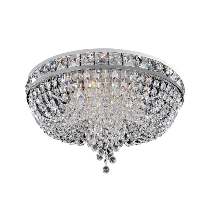 Allegri Cascata 4-Light Ceiling Light in Chrome Allegri Cascata 4-Light Ceiling Light in Chrome