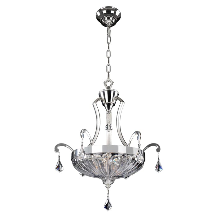 Allegri Orecchini 3-Light Pendant Light in Two Tone Silver Allegri Orecchini 3-Light Pendant Light in Two Tone Silver