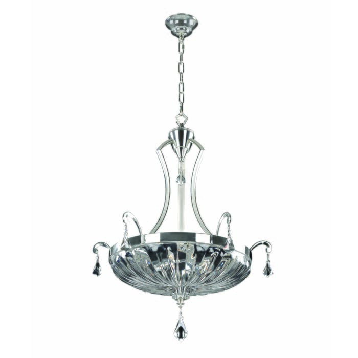 Allegri Orecchini 6-Light Pendant Light in Two Tone Silver Allegri Orecchini 6-Light Pendant Light in Two Tone Silver