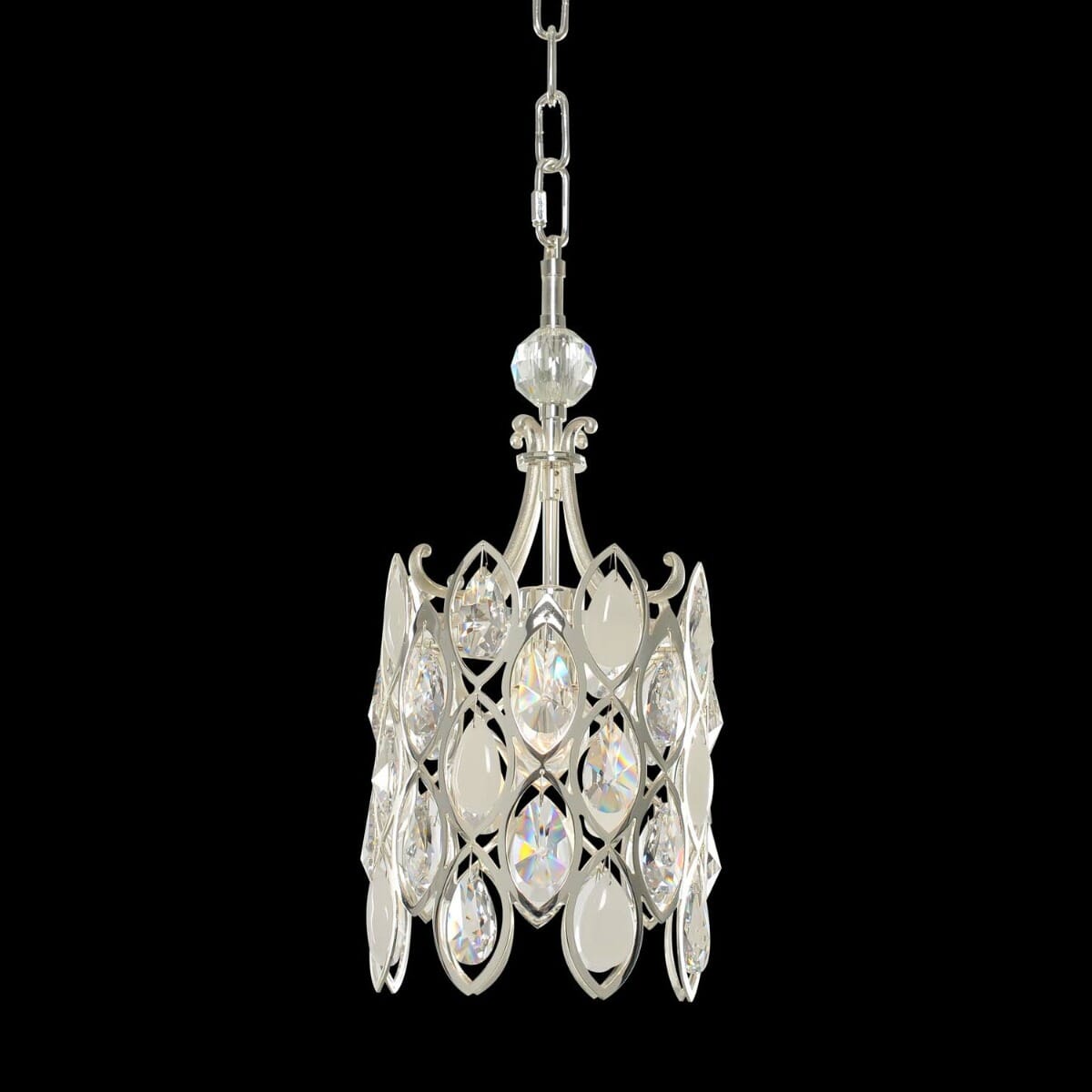 Prive Mini Pendant in Two Tone Silver