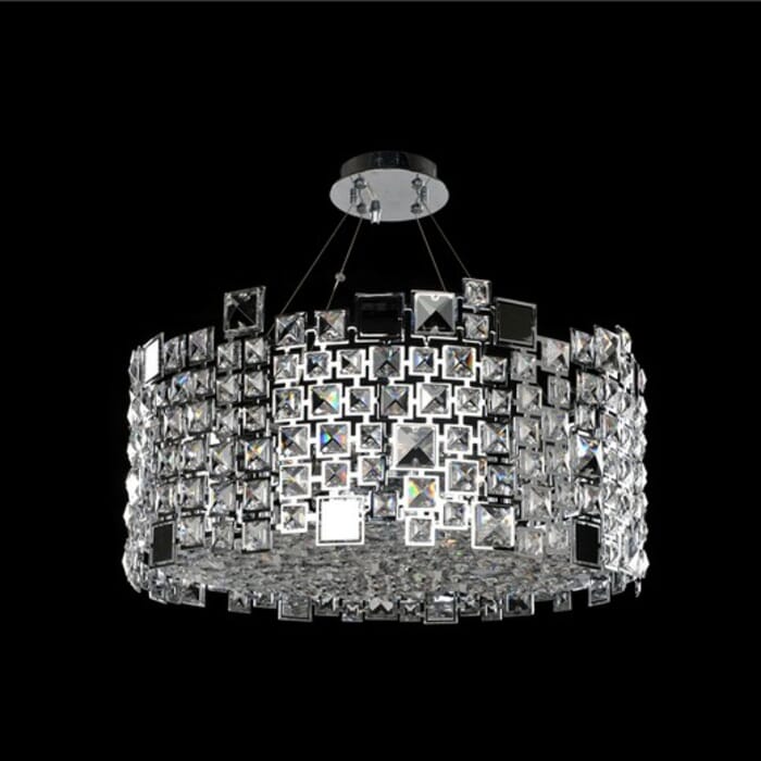 Allegri Dolo 8-Light Pendant Light in Chrome Allegri Dolo 8-Light Pendant Light in Chrome