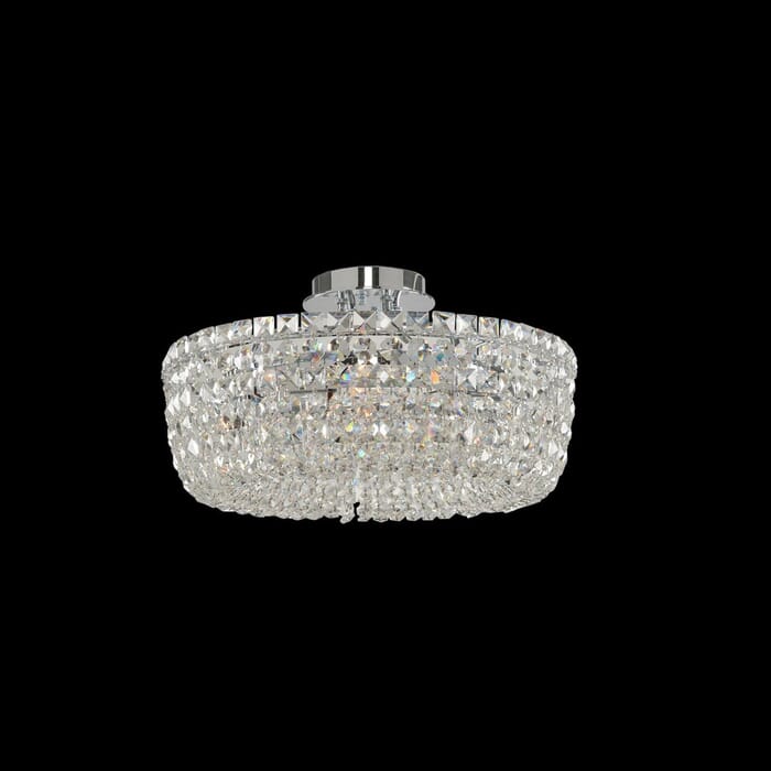 Allegri Cesano 5-Light Ceiling Light in Chrome Allegri Cesano 5-Light Ceiling Light in Chrome