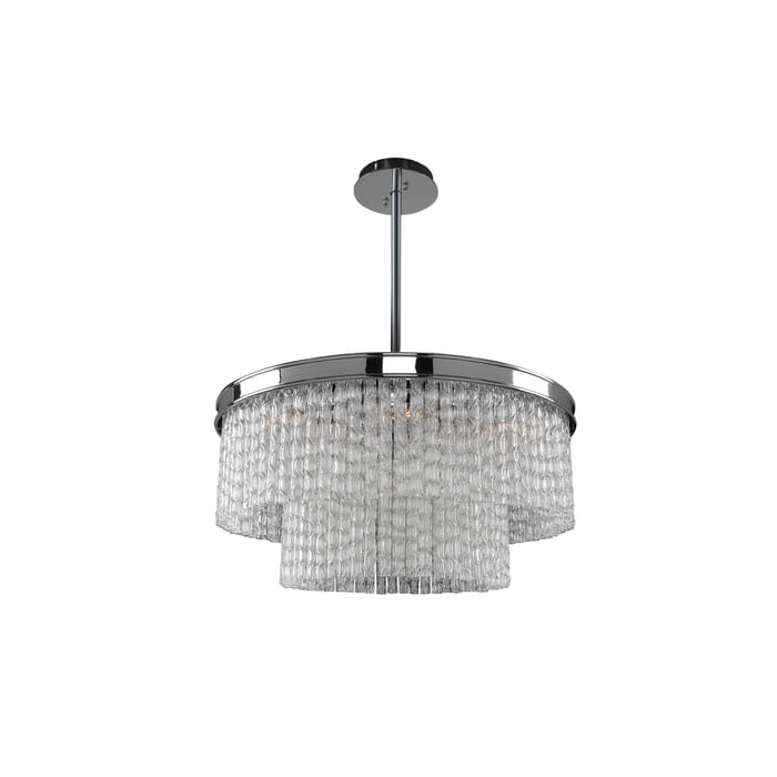 Allegri Savena 8-Light Pendant Light in Chrome Allegri Savena 8-Light Pendant Light in Chrome