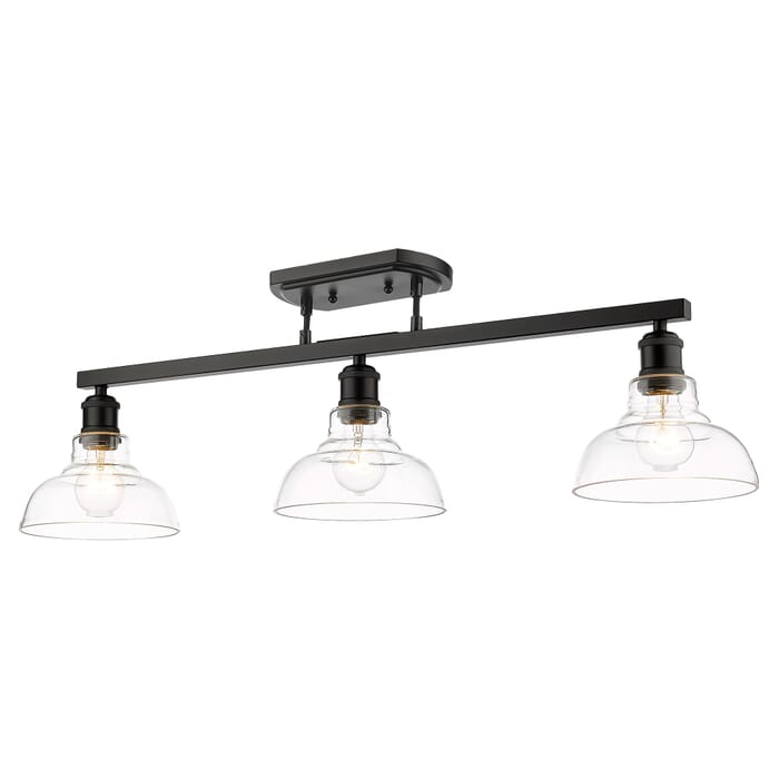 Golden Carver 3-Light Ceiling Light in Matte Black Golden Carver 3-Light Ceiling Light in Matte Black