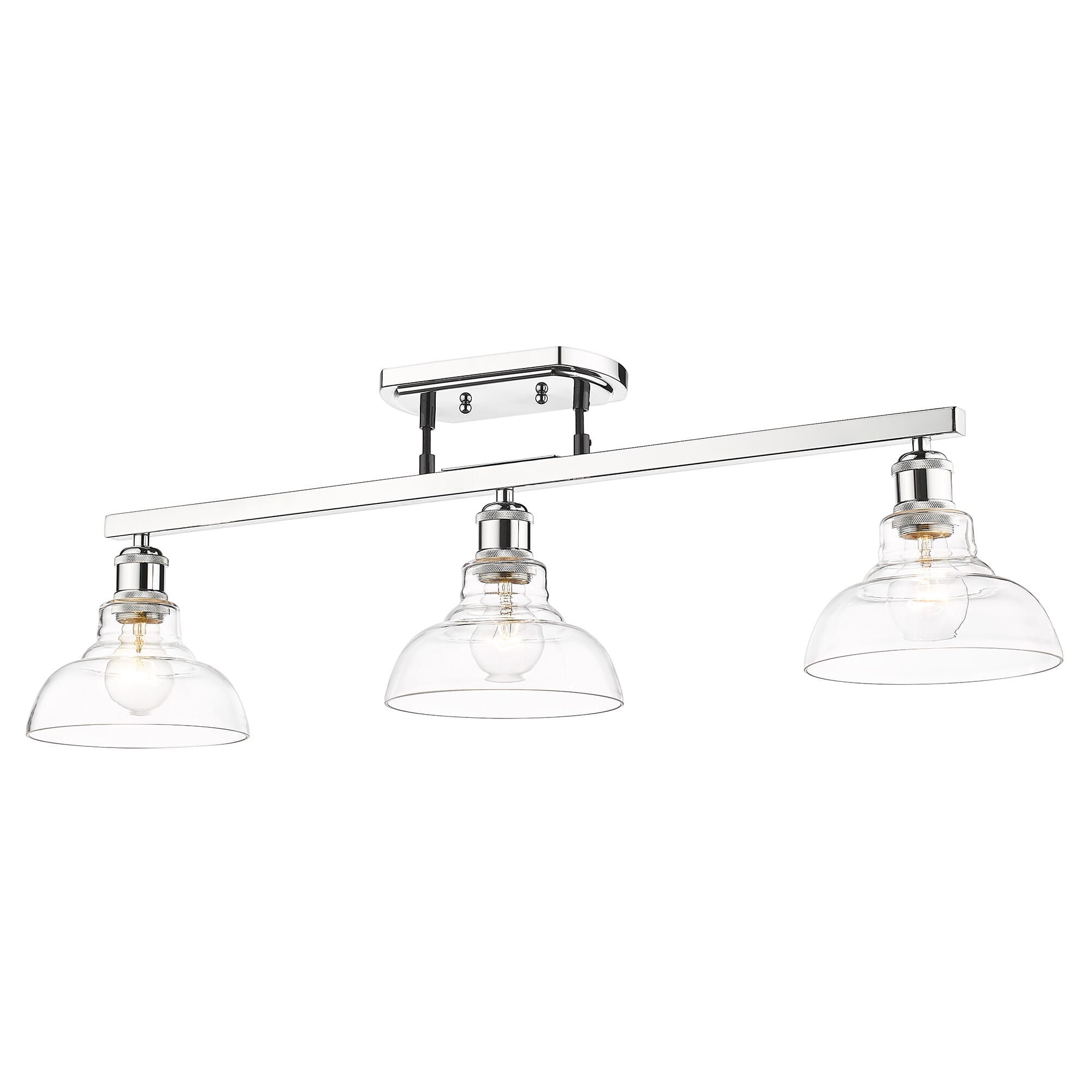 Golden Carver 3-Light Ceiling Light in Chrome