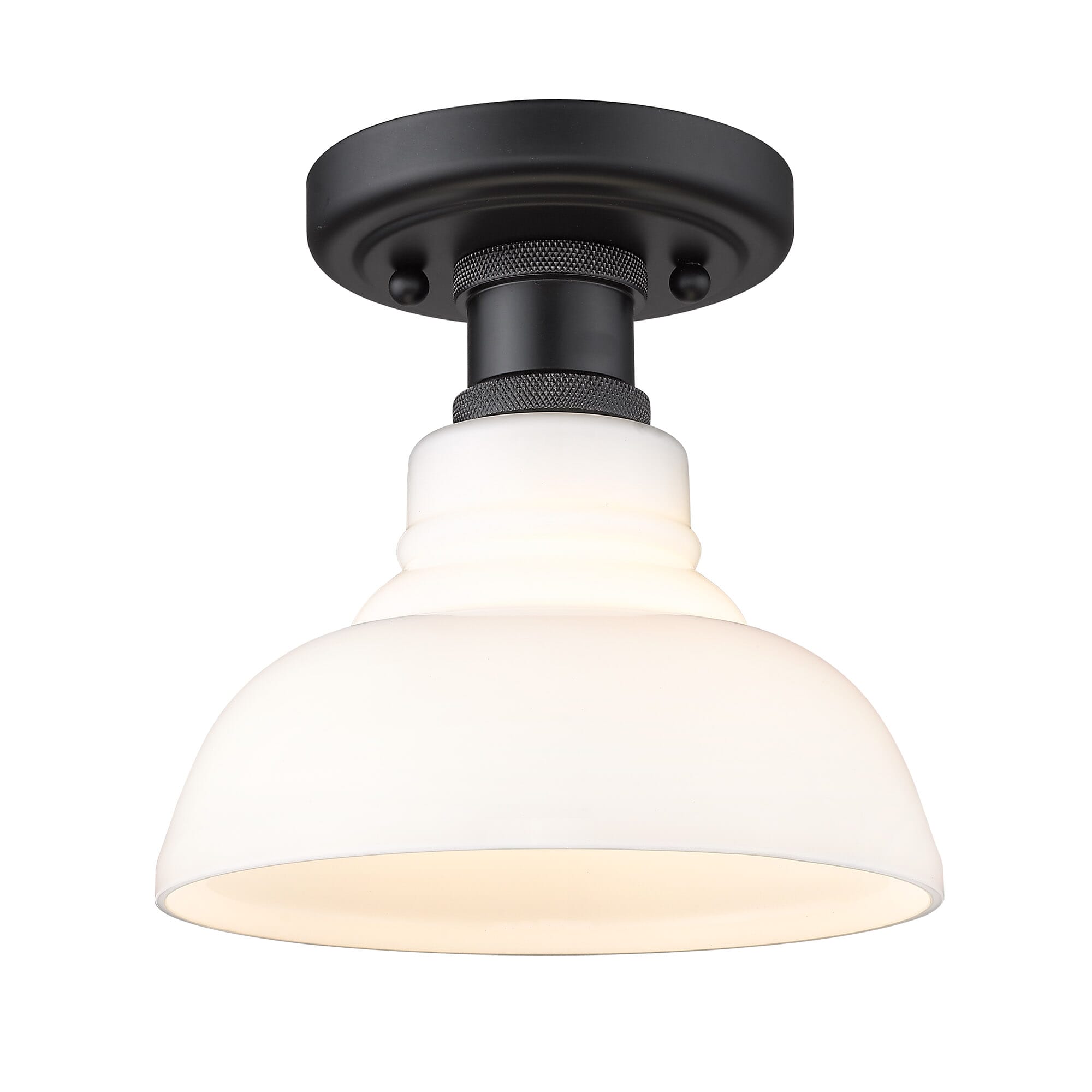 Golden Carver Ceiling Light in Matte Black