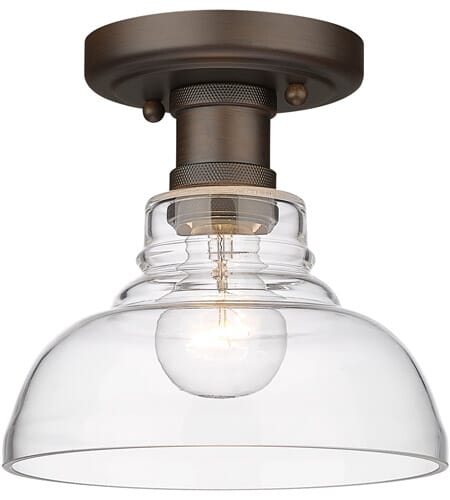 Golden Carver Ceiling Light in Rubbed Bronze