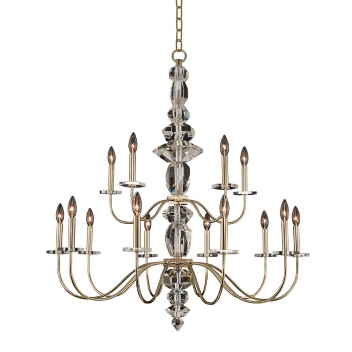 Allegri Bolivar 15-Light Modern Chandelier in Champagne Gold Allegri Bolivar 15-Light Modern Chandelier in Champagne Gold