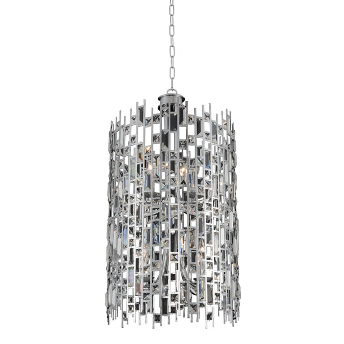 Allegri Fonseca 8-Light Pendant Light in Chrome Allegri Fonseca 8-Light Pendant Light in Chrome