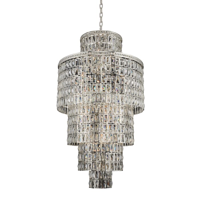 Allegri Kasturi 22-Light Pendant Light in Silver Allegri Kasturi 22-Light Pendant Light in Silver
