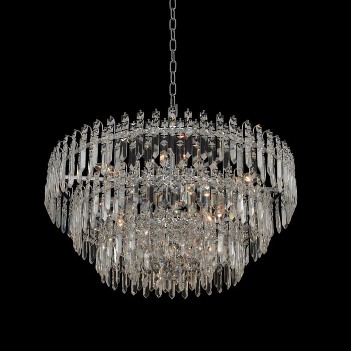 Allegri Pandoro 9-Light Pendant Light in Chrome Allegri Pandoro 9-Light Pendant Light in Chrome