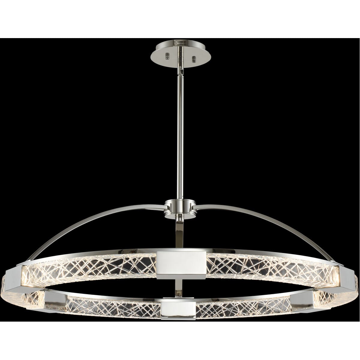 Allegri Athena 32" Pendant Light in Polished Nickel