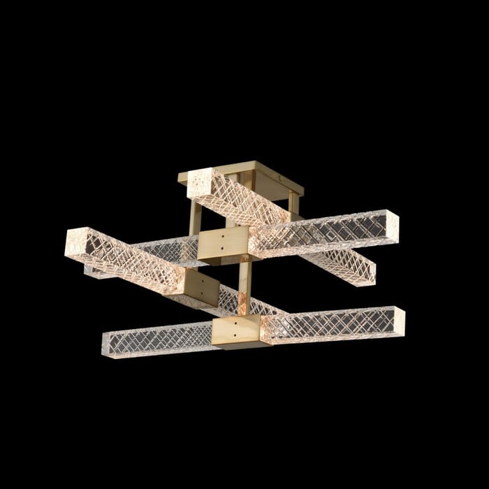 Allegri Apollo 25" Ceiling Light in Brushed Champagne Gold Allegri Apollo 25" Ceiling Light in Brushed Champagne Gold