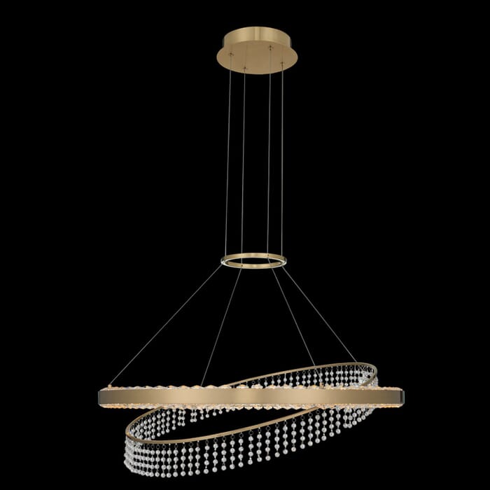 Allegri Saturno Pendant Light in Brushed Brass Allegri Saturno Pendant Light in Brushed Brass