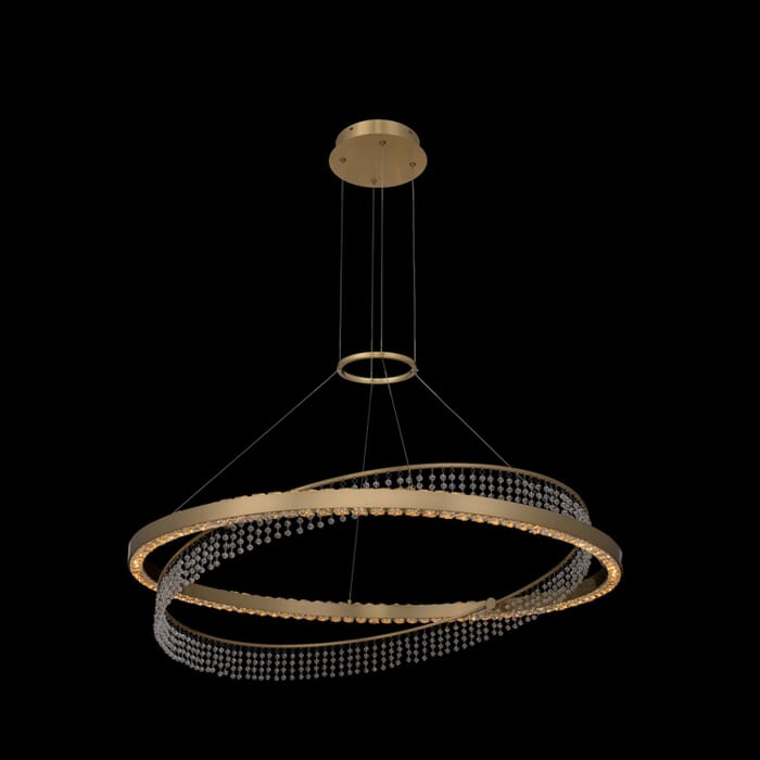 Allegri Saturno Pendant Light in Brushed Brass Allegri Saturno Pendant Light in Brushed Brass