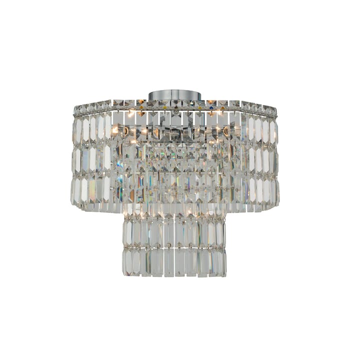 Allegri Livelli 6-Light Ceiling Light in Polished Chrome Allegri Livelli 6-Light Ceiling Light in Polished Chrome